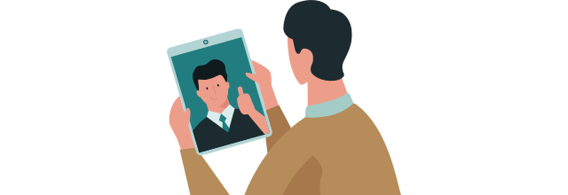 videóchaten beszélgető férfi videóchaten beszélgető férfi